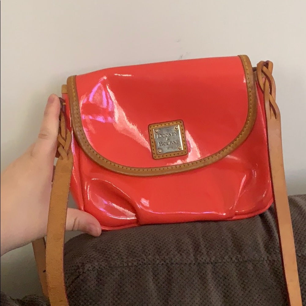 Dooney and Bourke Small Coral/Pink Crossbody Bag